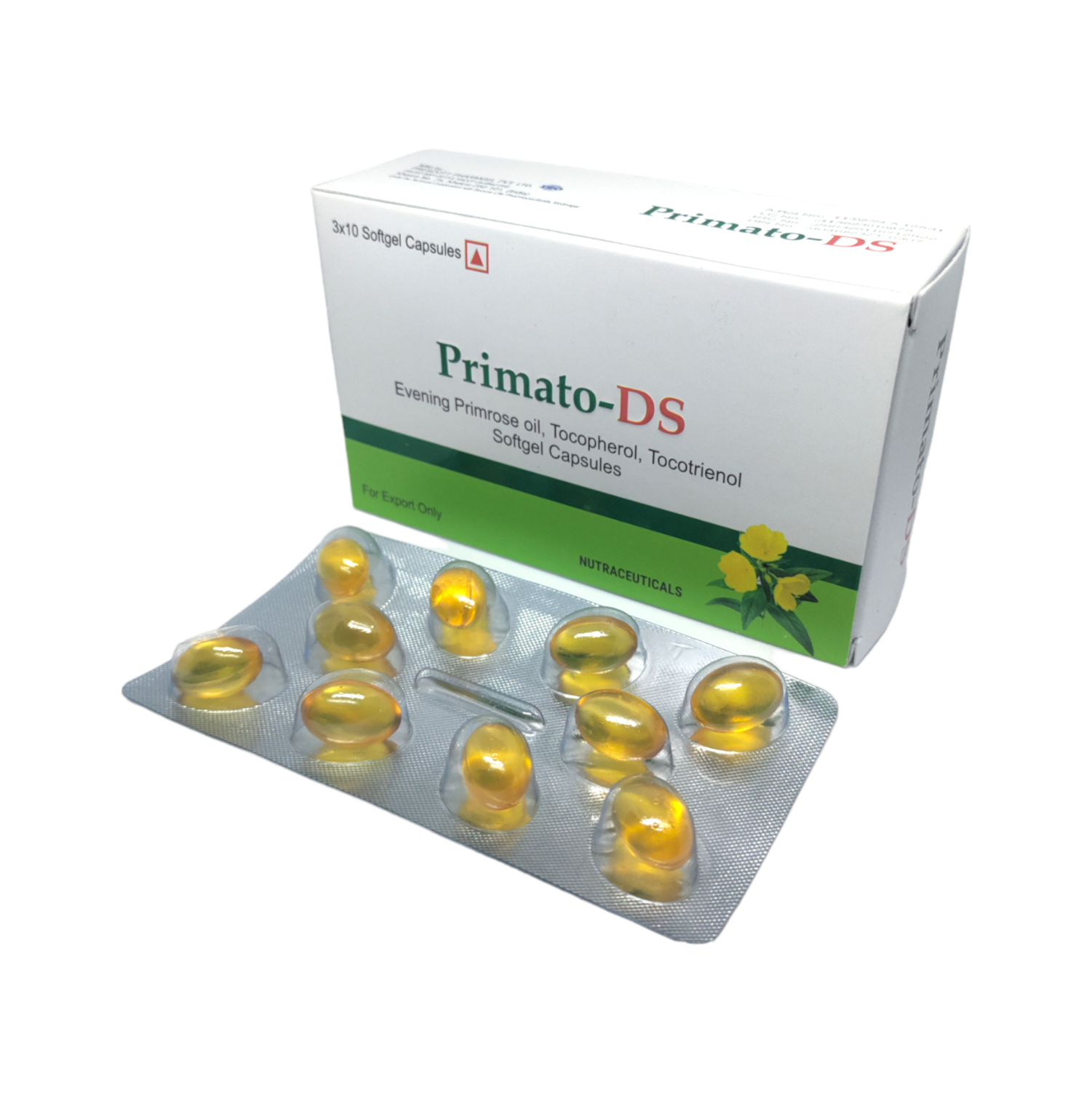 Primato DS | 1000 mg + 50 mg + 13.5 mg | Capsule | প্রিমাটো-ডিএস | ক্যাপসুল